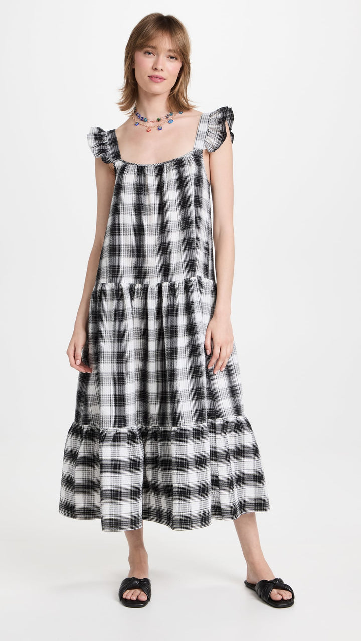 Steve Madden | Prairie Life Dress - Black Gingham