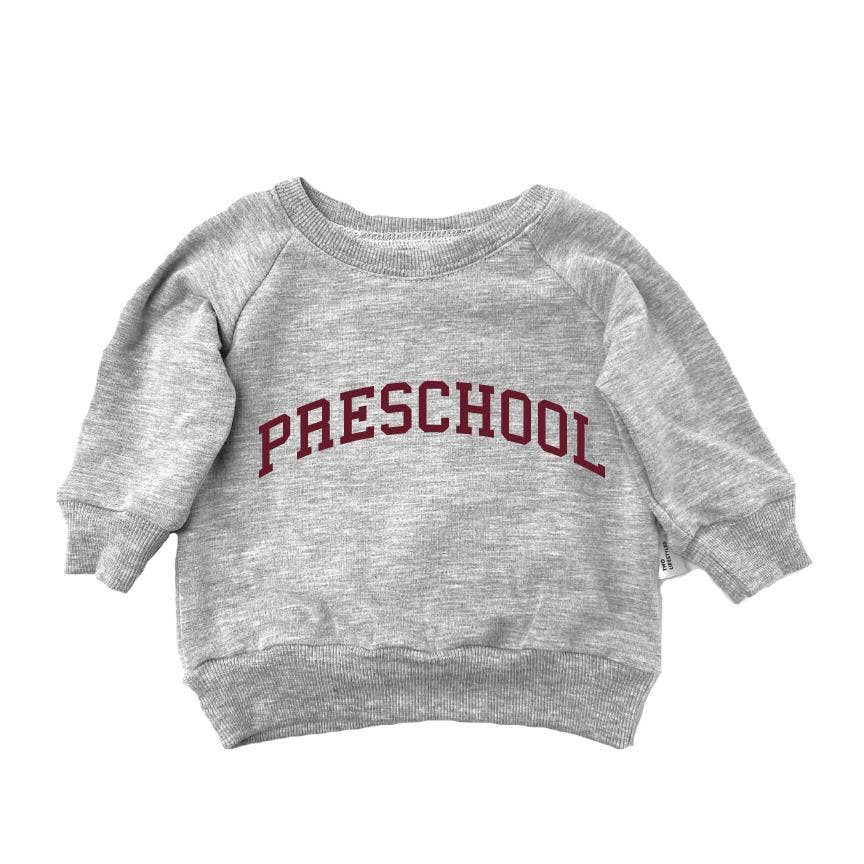Portage & Main Preschool Raglan (Maroon/Grey)