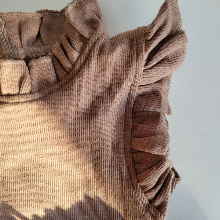 Baby Ruffle 2 Piece Set - Truffle