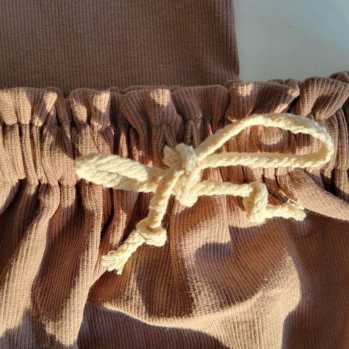 Baby Ruffle 2 Piece Set - Truffle