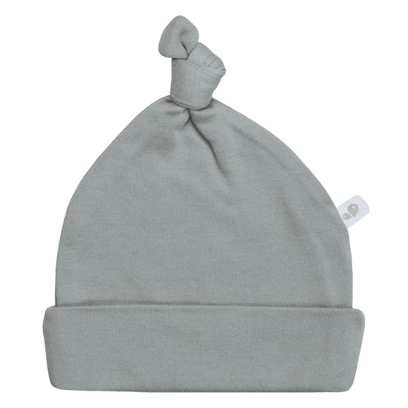 Perlimpinpin Solid Bamboo Knotted Hat - Pebbles Gray