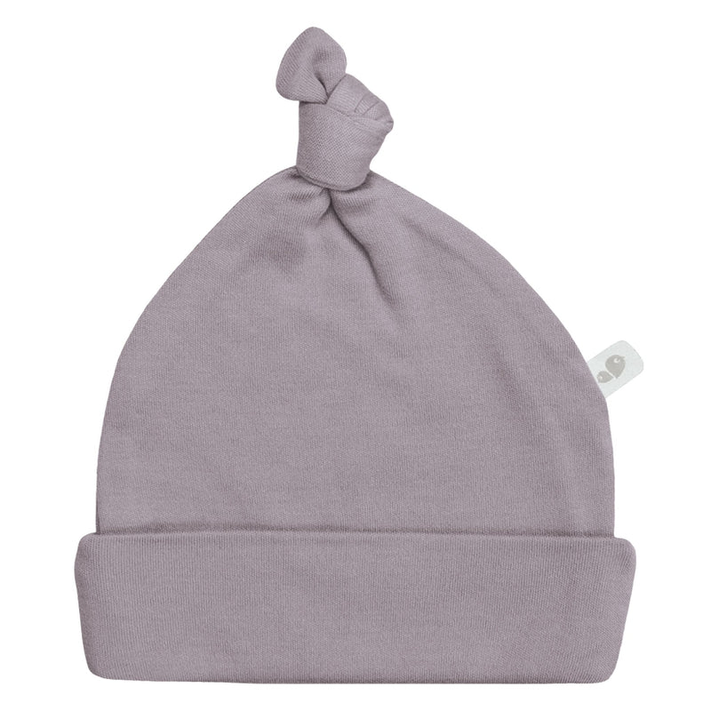 Perlimpinpin Solid Bamboo Knotted Hat - Plum