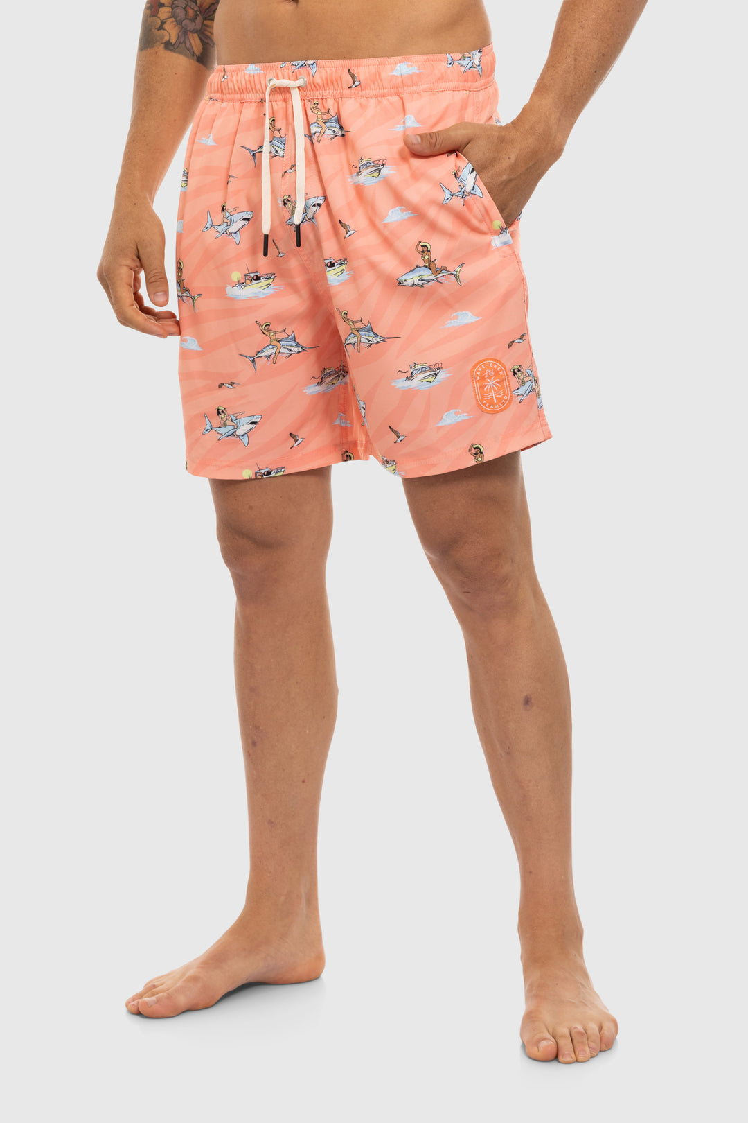 TEAMLTD Angler Swim Short | Orange