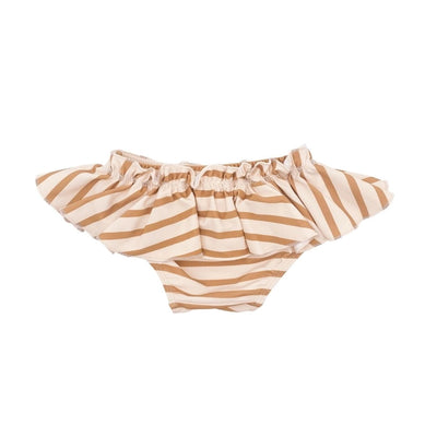 Baby/Kids UPF50+ Ruffle Swim Briefs - Honey Stripe
