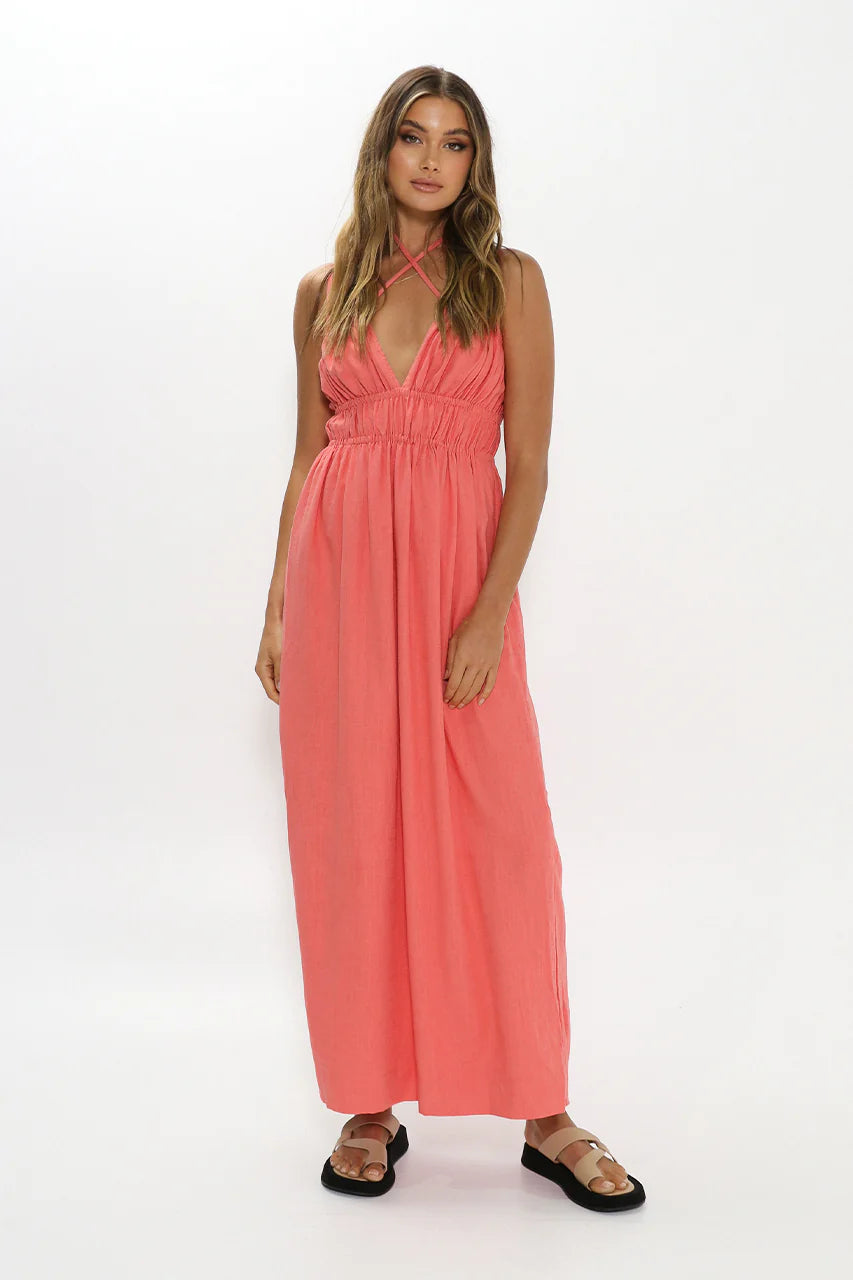 MADISON THE LABEL - Winnie Maxi Dress | Melon