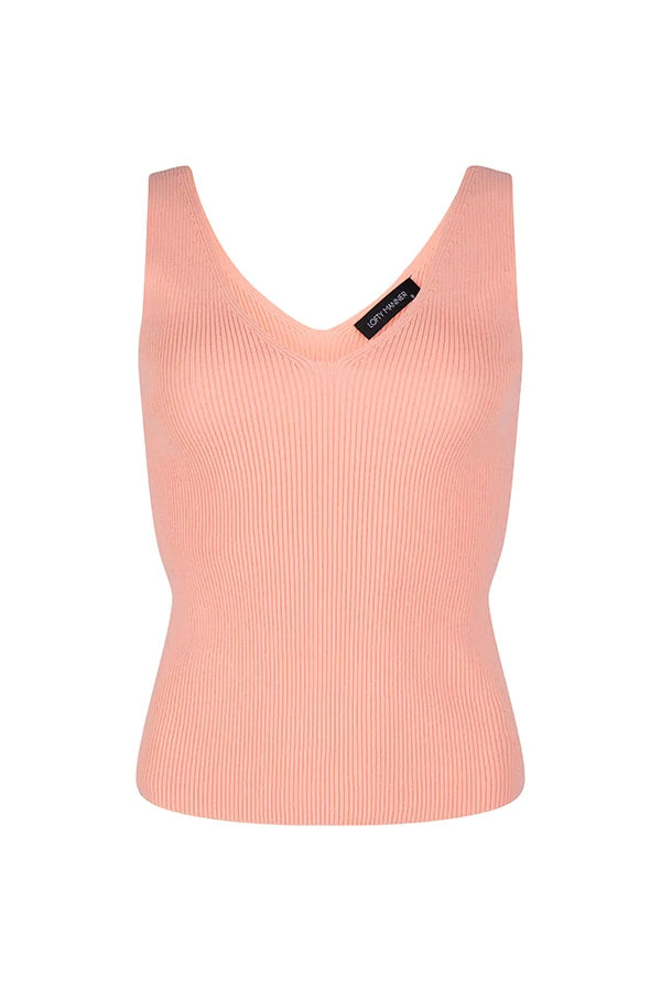 Lofty Manner | Aliya Basic Top - Peach