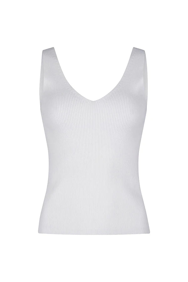 Lofty Manner | Aliya Basic Top - White