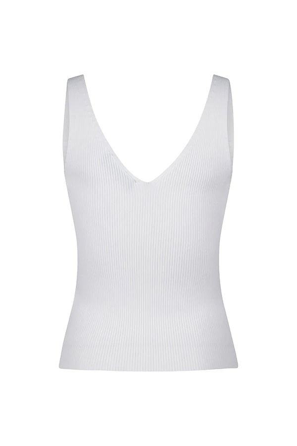 Lofty Manner | Aliya Basic Top - White