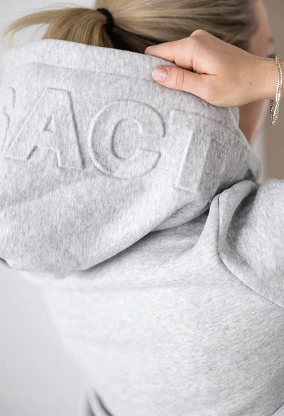 APRES ACTIF - Embossed Hoodie | Grey