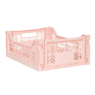 Foldable Crate - Pale Pink