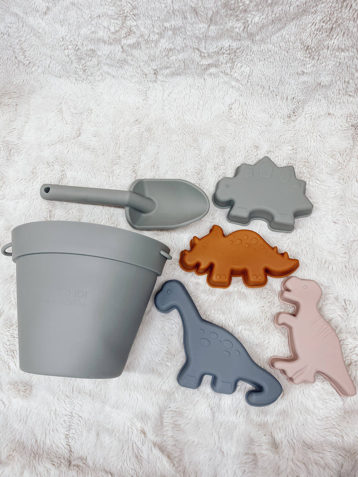 Silicone Beach Bundle - Sage Dino