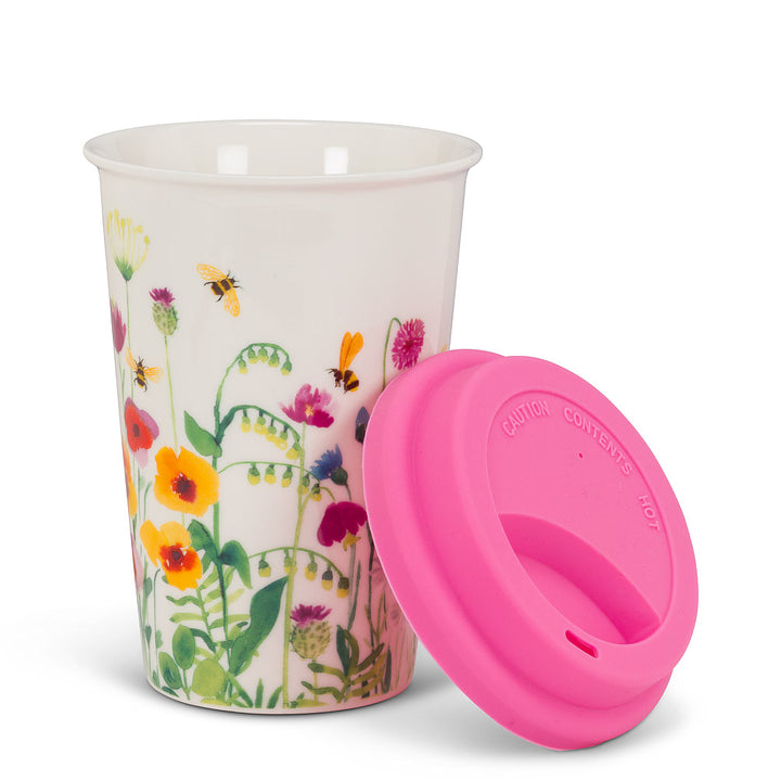 Bee Garden Travel Mug, 5.5"