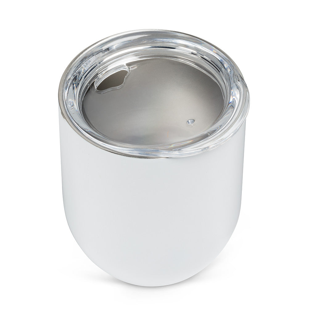 Insulated Wine Tumbler - White