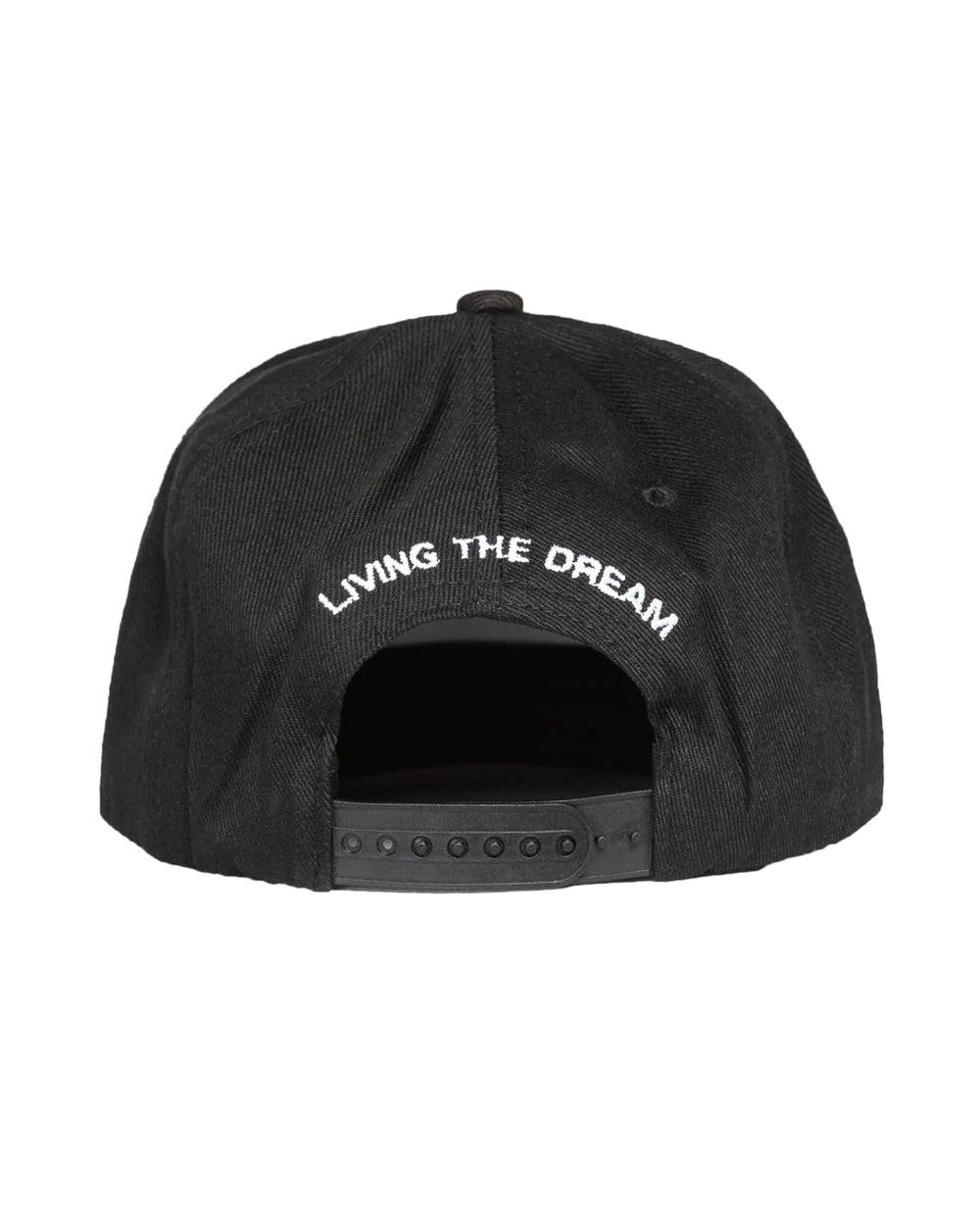 Black Logo Curved Snapback