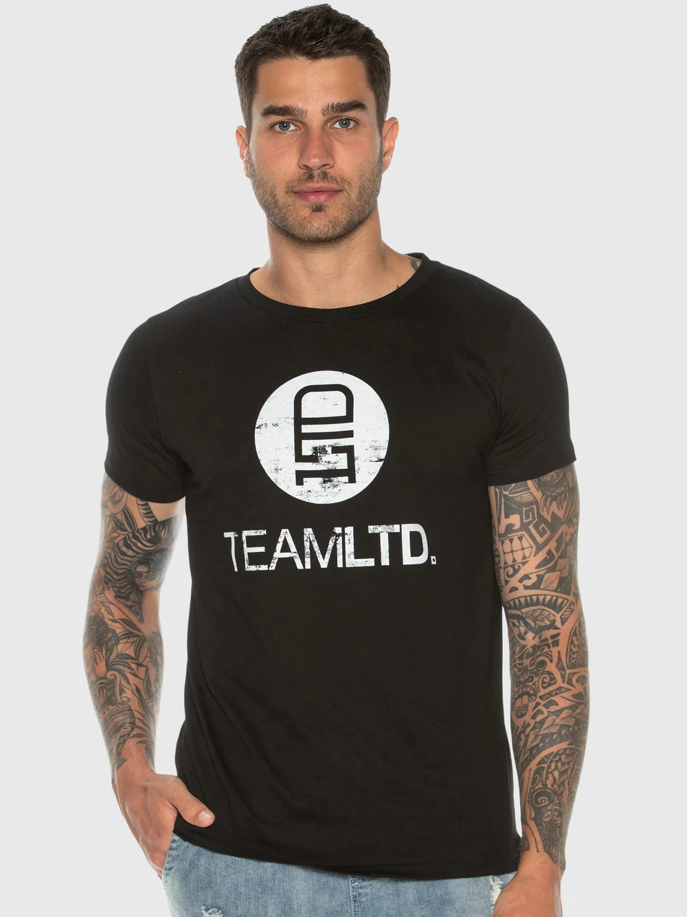 TeamLTD | Men's Black Logo Tee
