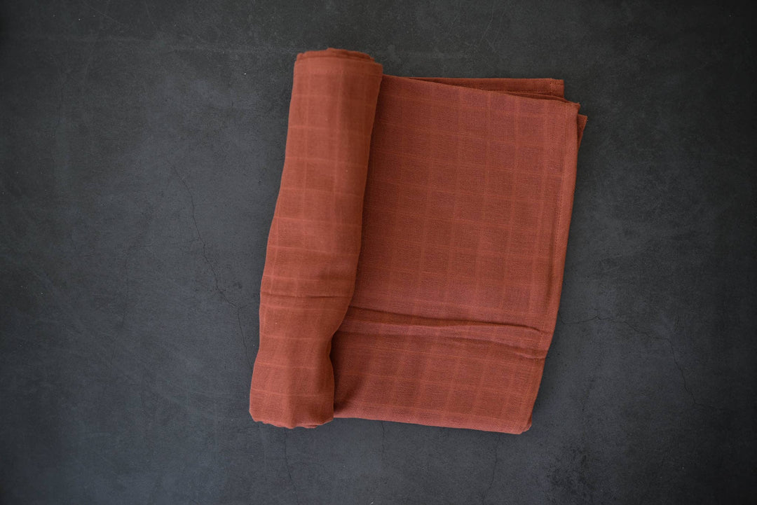 Organic Swaddle, Essentials Collection - Cedar