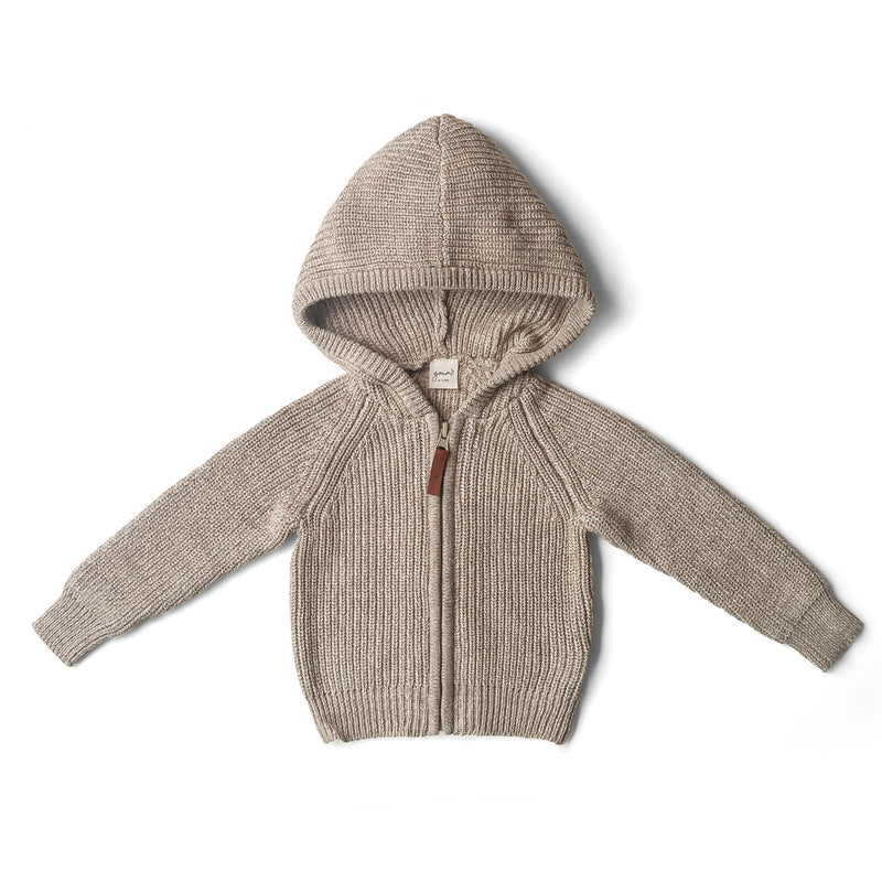 Baby/Kids Organic Cotton Hoody - Pecan