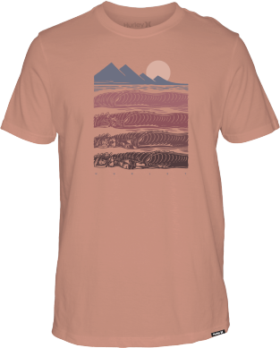Hurley Everyday Washed Tee - Pink Quest