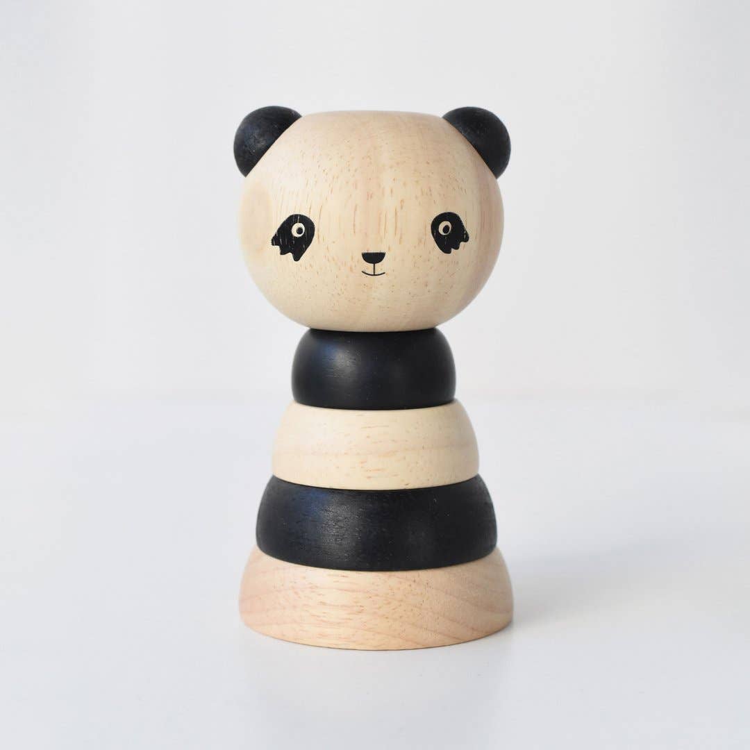 Wood Stacking Toy - Panda