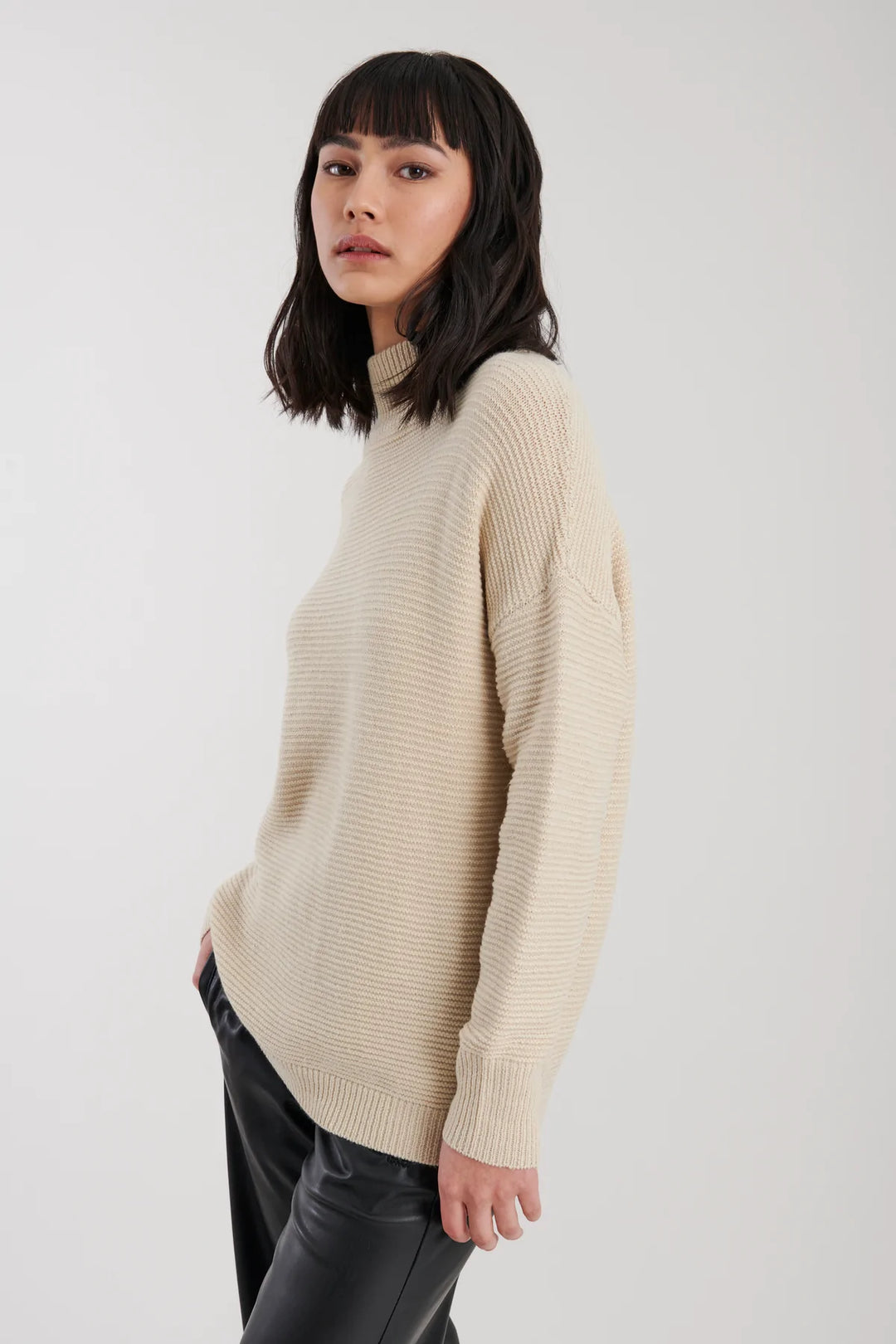 JOHN + JENN Ellis Ottoman Tunic | Light Stone