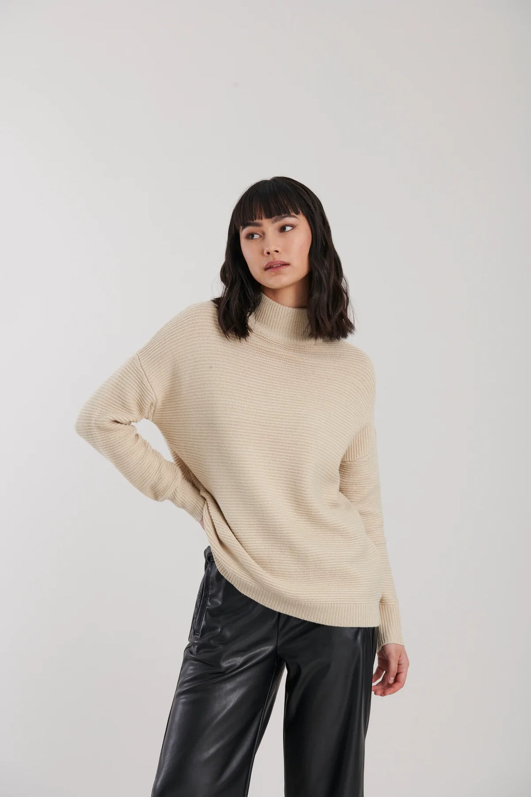 JOHN + JENN Ellis Ottoman Tunic | Light Stone