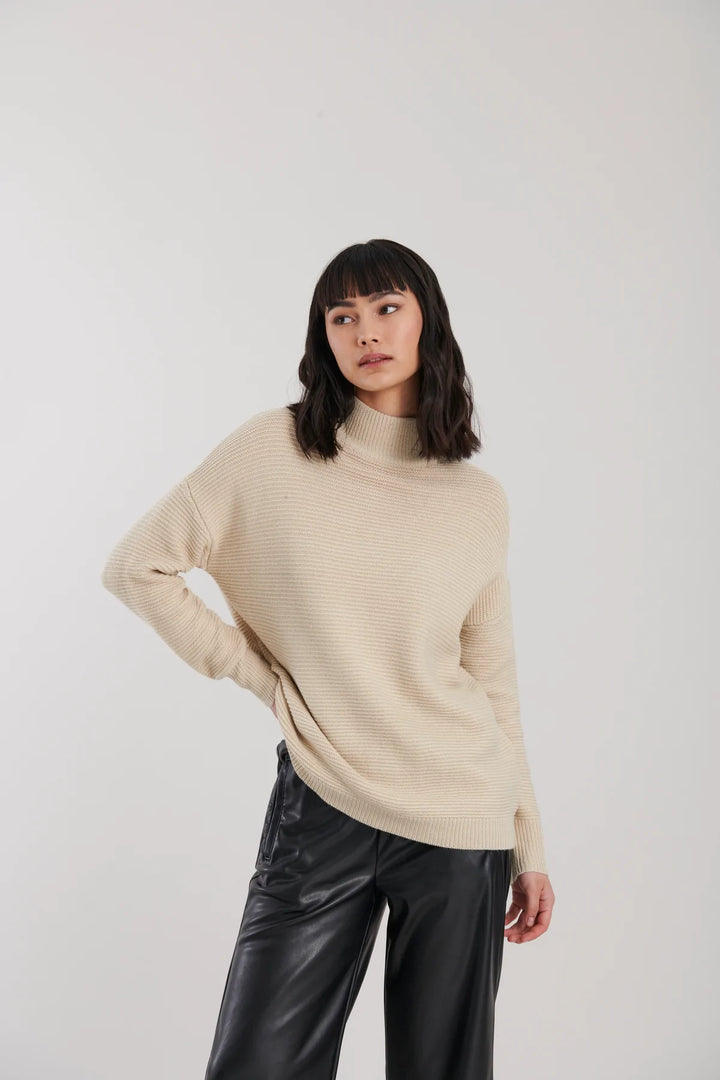 JOHN + JENN Ellis Ottoman Tunic | Light Stone