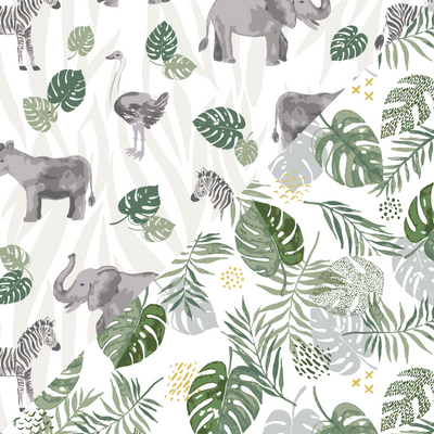 Jungle + Rainforest Classic Muslin Super Snuggle Blanket | 66" x 54"