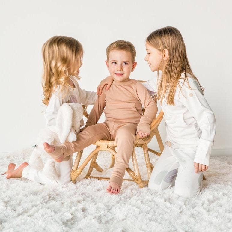 Bamboo Organic Cotton Loungewear - Sandstone