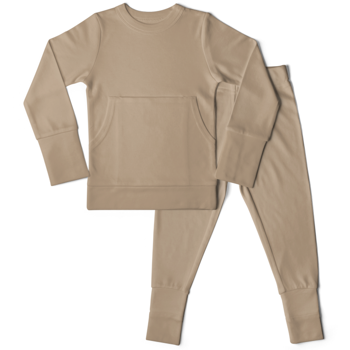 Bamboo Organic Cotton Loungewear - Sandstone