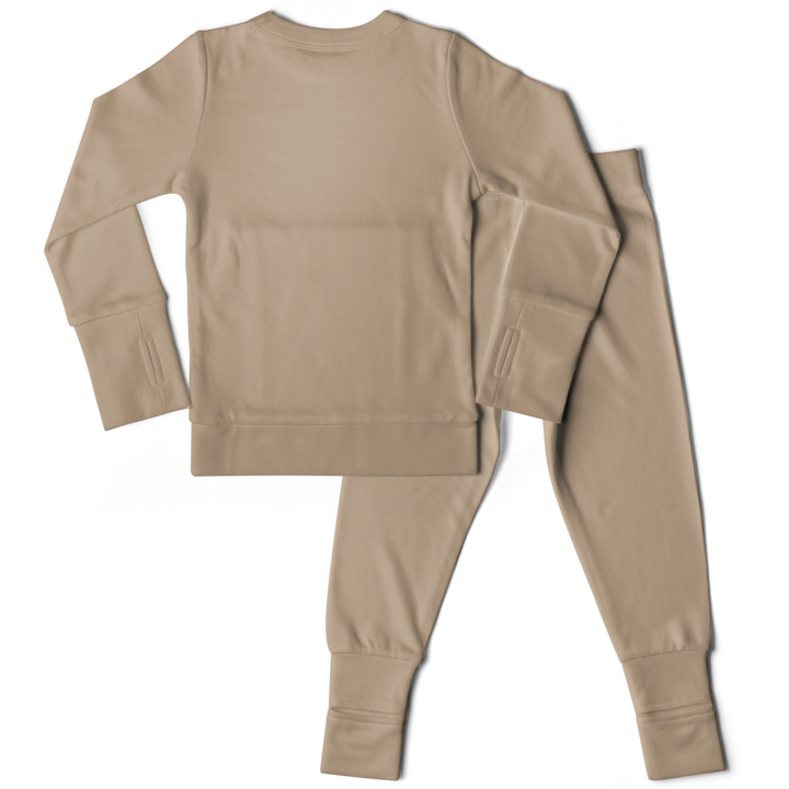 Bamboo Organic Cotton Loungewear - Sandstone