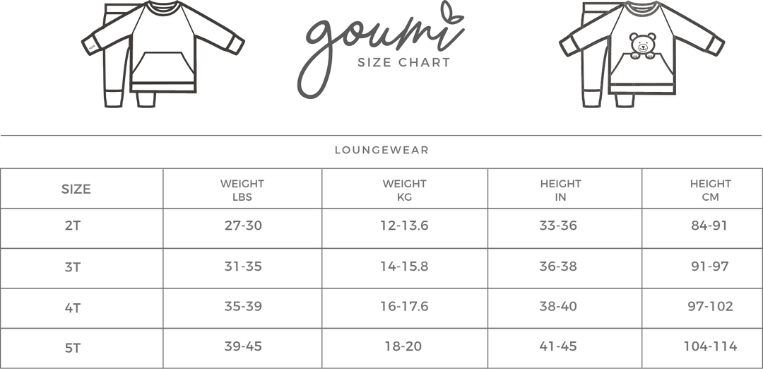 Bamboo Organic Cotton Loungewear - Quarry