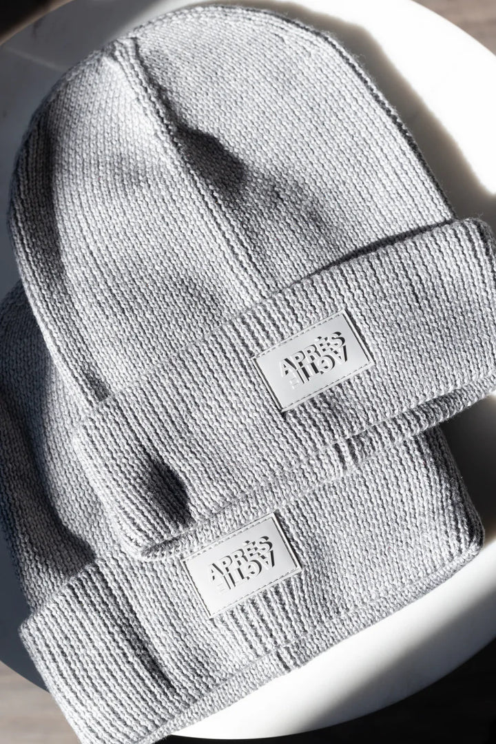 APRES ACTIF - 100% Merino Wool Beanie | Grey