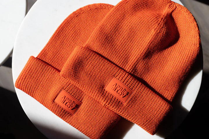 APRES ACTIF - 100% Merino Wool Beanie | Orange