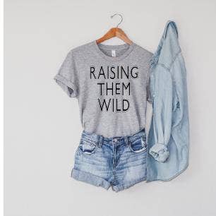 Portage & Main | Ladies Raising Them Wild Tee - Grey