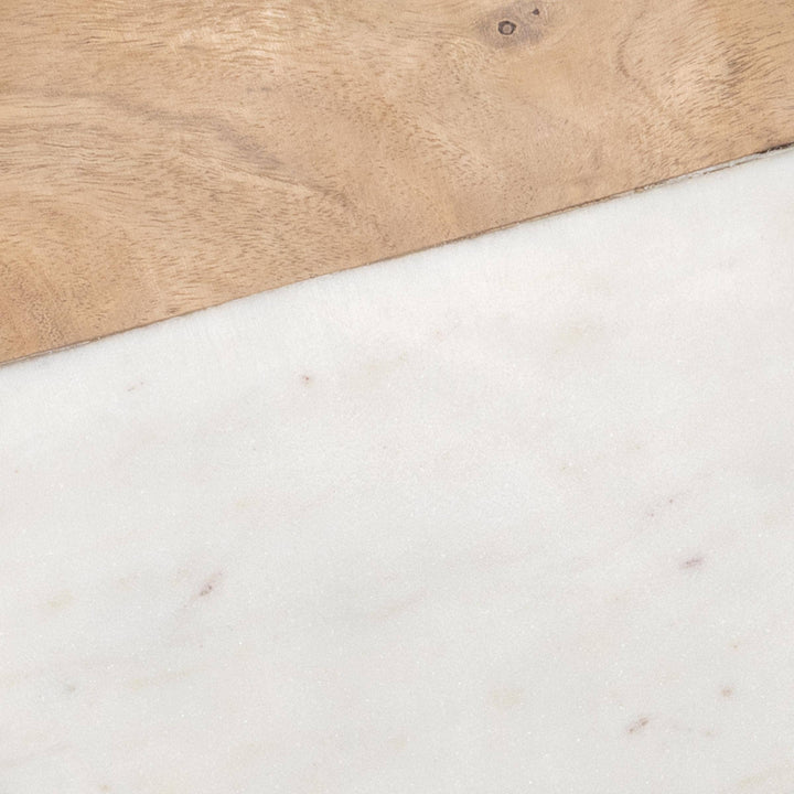 Round White Marble Cutting Board