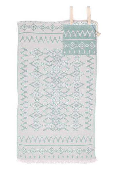 Tofino Towel | The Day Tripper Towel Bag - Sage