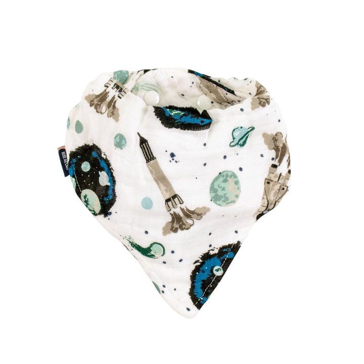 Space Oh-So-Soft Muslin Bandana Bib