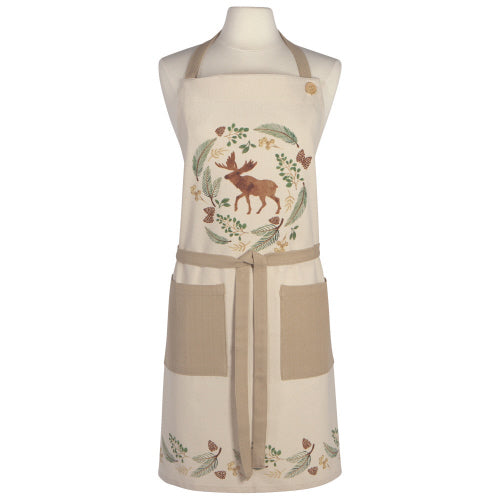 Spruce Winter Moose Apron