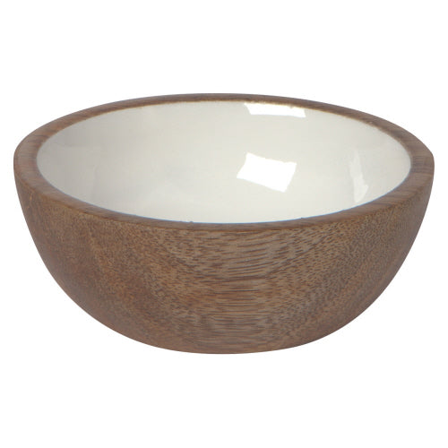 Mango Wood Mini Round Bowl