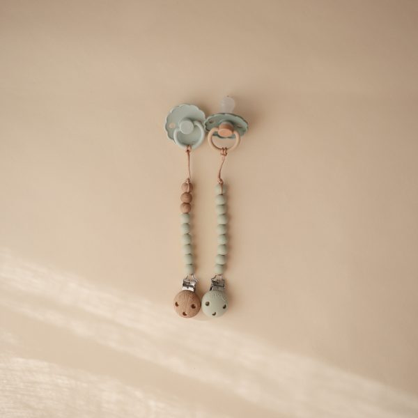 Silicone Pacifier Clip | Hera (Sage)